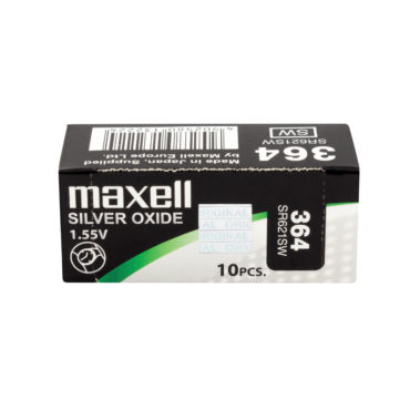 4 x Maxell 364 Uhrenbatterien 1,55 V SR621SW SR621 AG1 LR621 RW320 Knopfzelle 