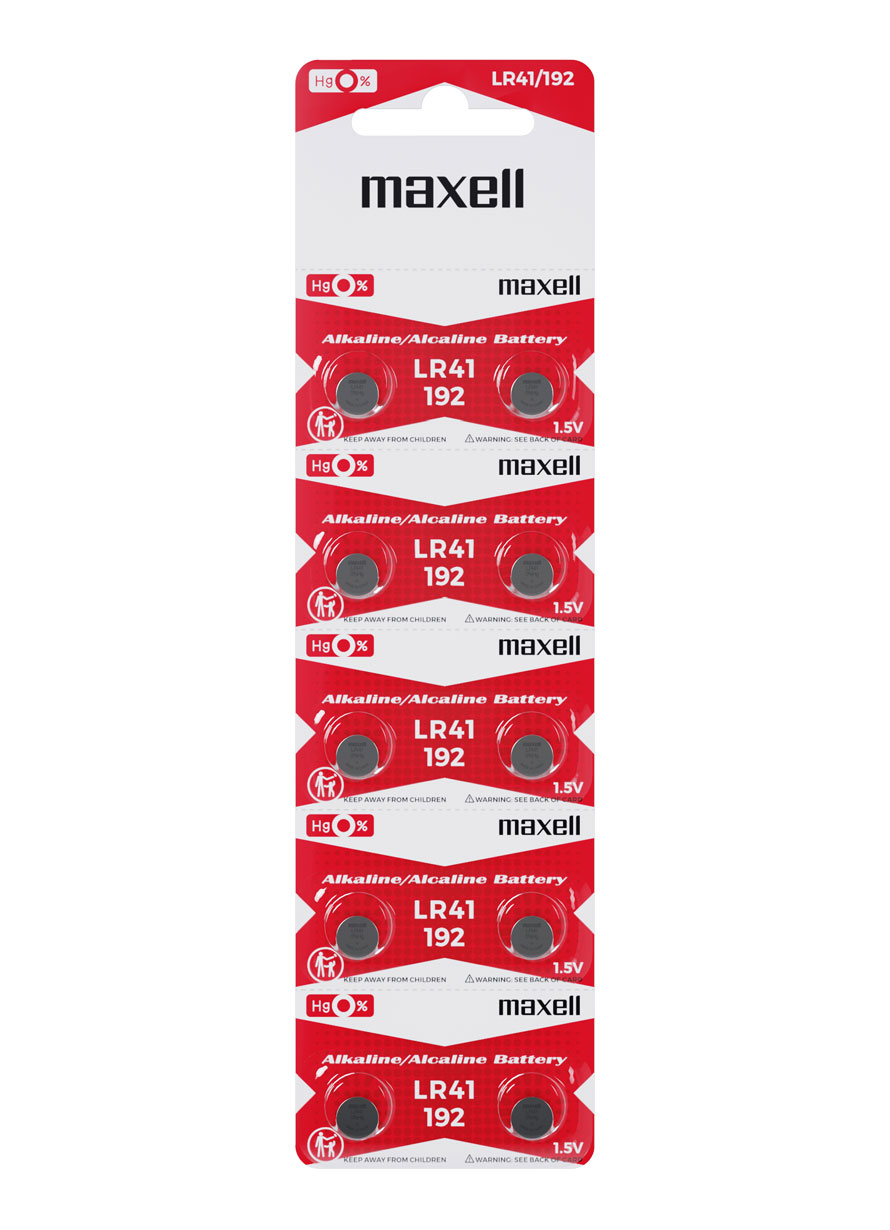 maxell lr41 battery