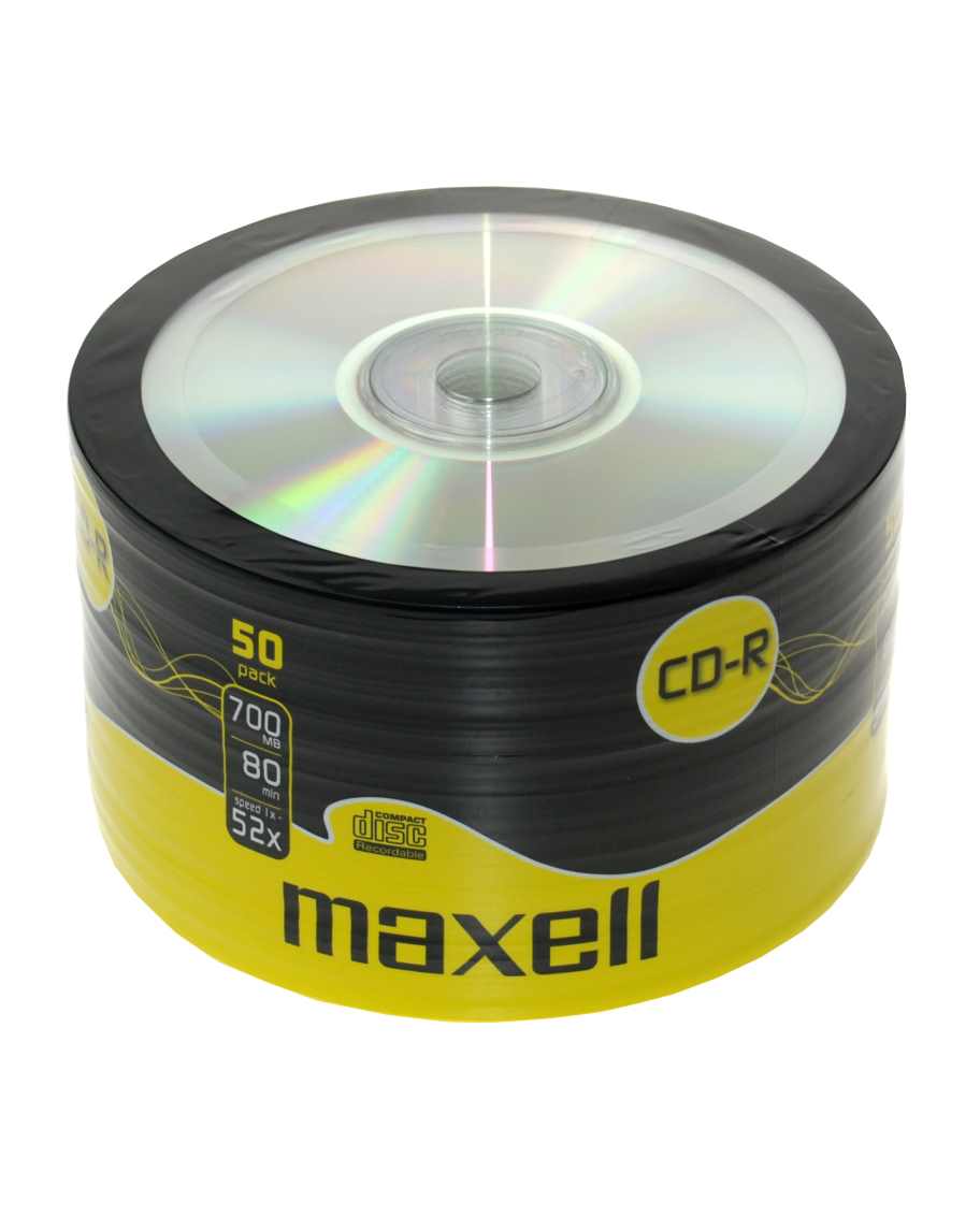 CD-R 80 Min/700 MB Maxell 52x ECO-Pack 100 pieces
